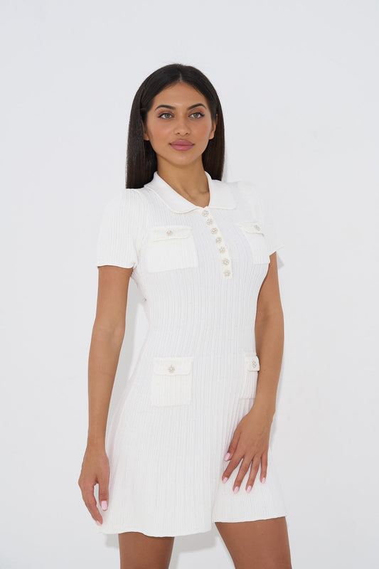 Angel Glow Mini Dress