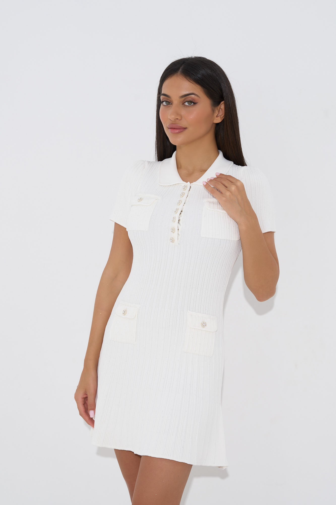 Angel Glow Mini Dress