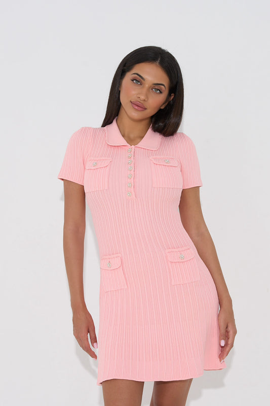 Pink Glow Mini Dress